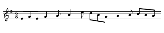 Dribbles of Brandy - staff notation