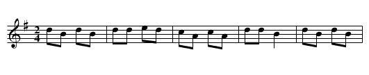 Dritthalm - staff notation