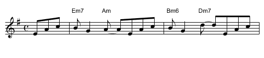 Drizzle - staff notation