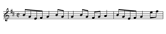 Drogheda Bay - staff notation