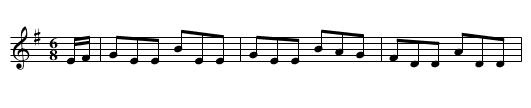 Dromey's Fancy - staff notation
