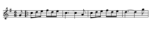 Droning Old-Aged Woman, The - staff notation