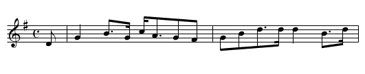 Drop of Dram - staff notation