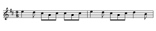 Drops of Brandy. BF13.086 - staff notation