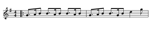 Drops of Brandy - staff notation
