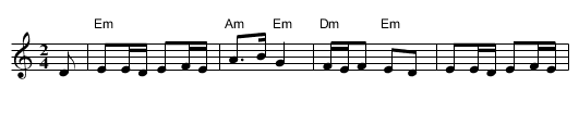 Dror Yikra - staff notation