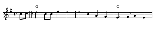 Drover, the  - staff notation