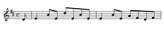 Drowsy Maggie - staff notation