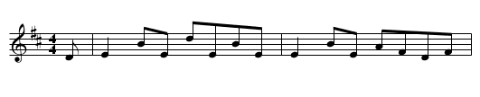 Drowsy Maggie - staff notation