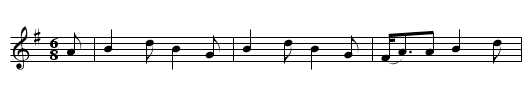 Drowzy Lane - staff notation