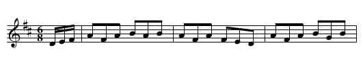 Drum Major's Jigg, The - staff notation