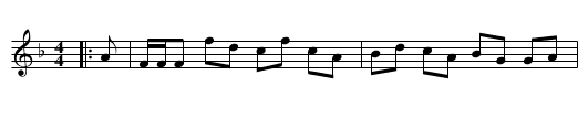 Drumblain's Reel - staff notation