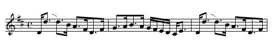 Drumin [1] - staff notation