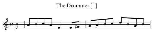 Drummer [1], The - staff notation
