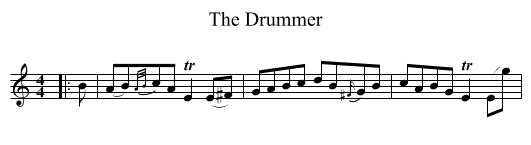 Drummer, The  - staff notation