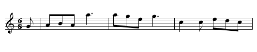 Drummond Castle - staff notation