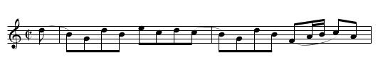Drummore's Renat - staff notation