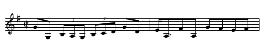 Drumnagarry Strathspey - staff notation