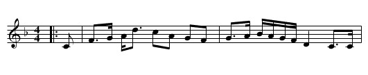 Drumtochty Glen - staff notation