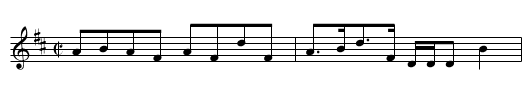 Drunken Scotchman, The - staff notation