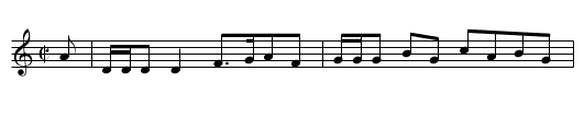 Drunken Wives of Fochabers - staff notation