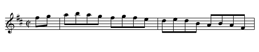 Dry Creek Reel - staff notation