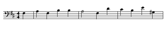DU ALLER WESEN VATER - staff notation