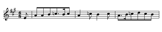 DU BACH MIT SILBERNEN WELLEN - staff notation