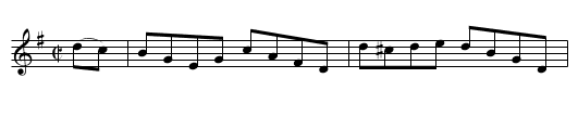 Dublin Hornpipe [2], The - staff notation