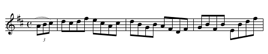 DUBLIN HORNPIPE - staff notation