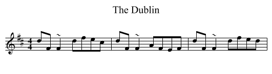 Dublin, The  - staff notation