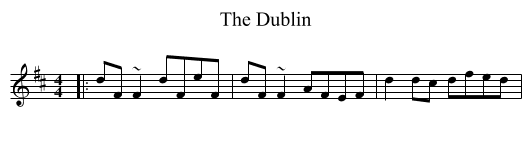 Dublin, The  - staff notation