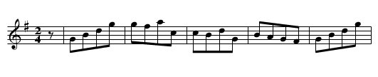 Dublin Volunteers Quick March. - staff notation