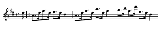 Duchess of Atholl's Strathspey,The. RH.143 - staff notation