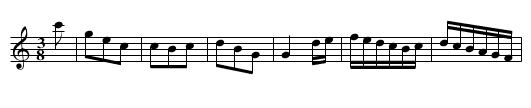 Duchess of York's Waltz - staff notation