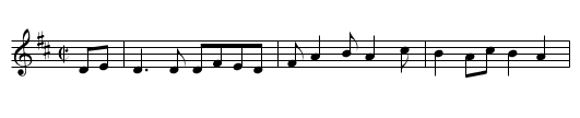 Duck River - staff notation