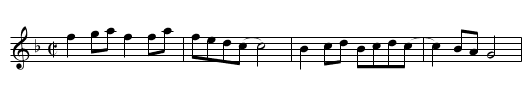 Duck Shoes Rag - staff notation