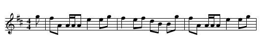 Duddingston Castle - staff notation