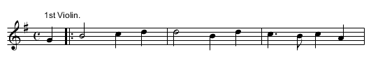 DUET FOR TWO VIOLINS. - staff notation