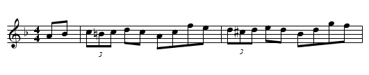 Duet - staff notation