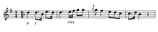 DUETTO - staff notation
