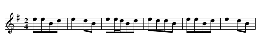 Dui hua - staff notation