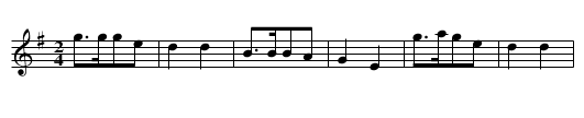 Dui hua - staff notation