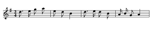 Dui hua - staff notation