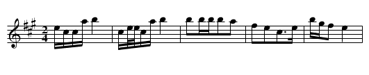 Duikou shange - staff notation