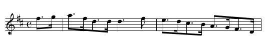 Duke of Gloster's March [2] - staff notation