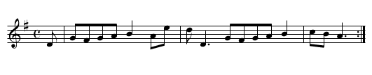 Duke of Gordon's Daughter. JBi.01, The - staff notation