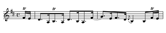 Duke of Gordon's Strathspey [2], The - staff notation