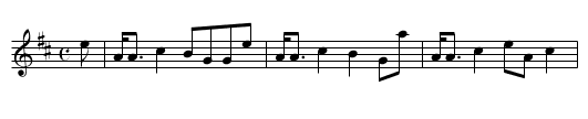 Duke of Manchester's Reel, The - staff notation