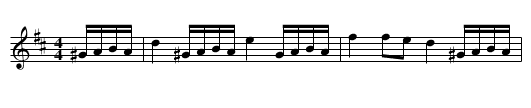DUKE OF REICHSTADT'S MARCH - staff notation